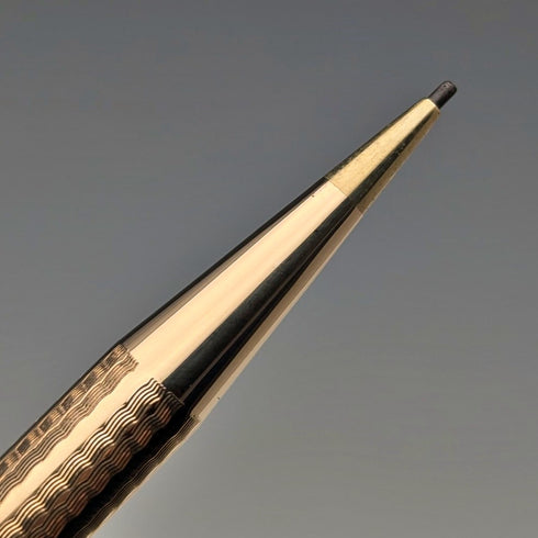 British Vintage Yard O' Red Rolled Gold Propelled Pencil in Case